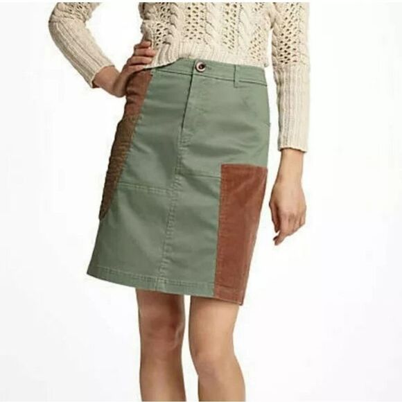 Anthropologie Dresses & Skirts - Anthropologie Meadow Rue Corduroy Patchwork Skirt Size 12